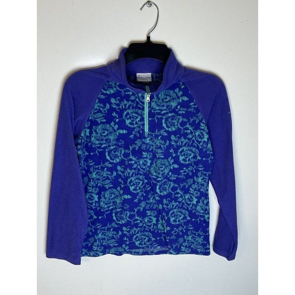 Columbia Girls Fleece Half Zip Pullover‎ Size Large - Picture 1 of 7